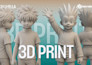 sculpt high quality 3d models, characters, and statues for 3d printing rendering